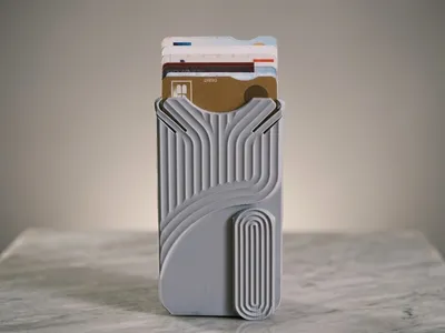 Billetera Porta-Tarjetas en Cascada