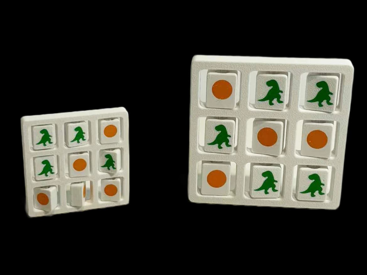 Tic-tac-toe edición Dino - imagen 1