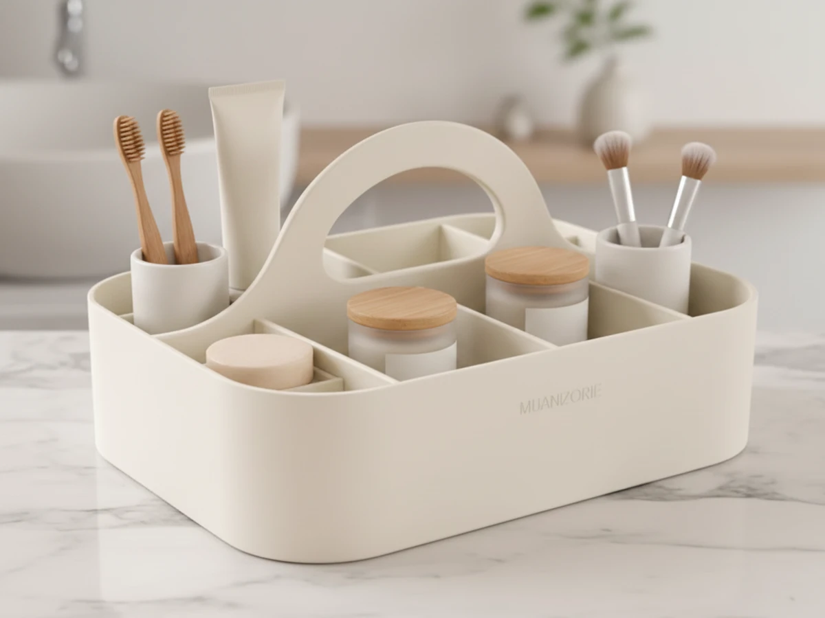 Organizador de baño minimalista