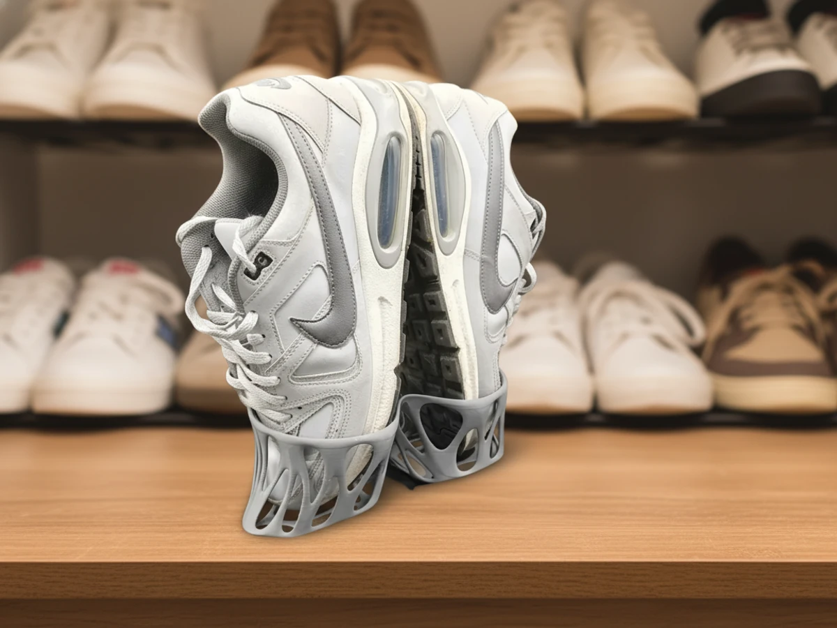 Estante minimalista Voronoi para zapatos
