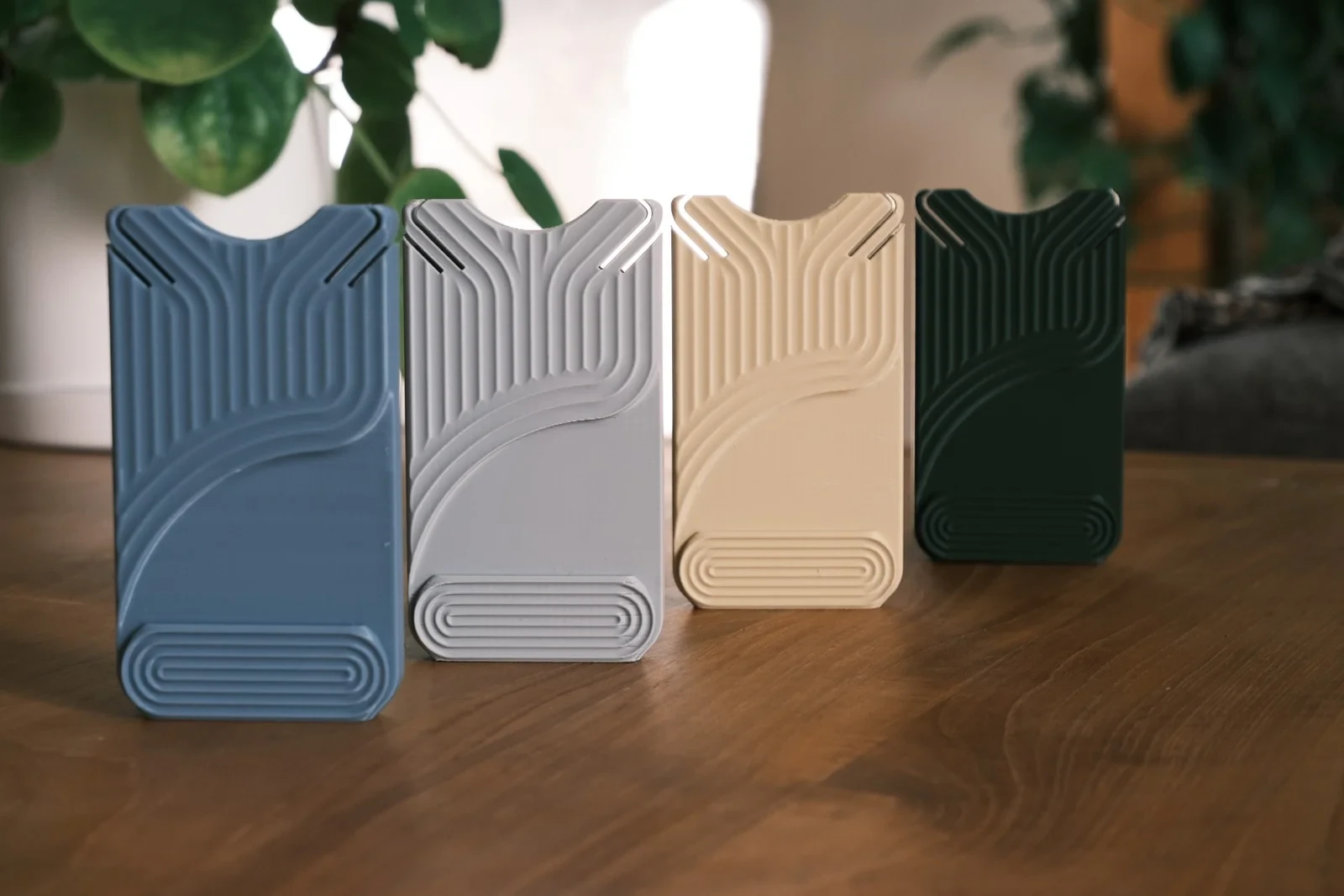 Billetera Porta-Tarjetas en Cascada (Negro) — miniatura
