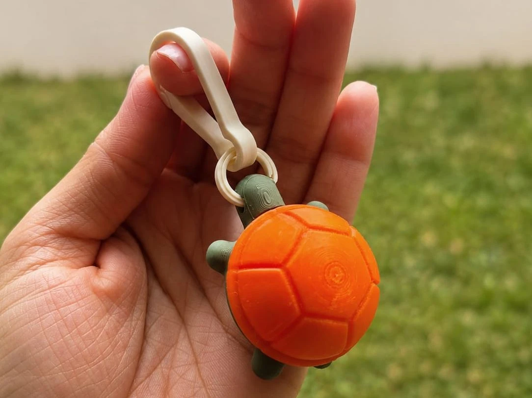 Llavero Tortuga Mini Cofre — miniatura